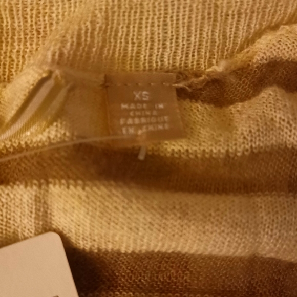 NWT Anthropologie Striped Wool Blend Open Front Duster Cardigan - Picture 10 of 11